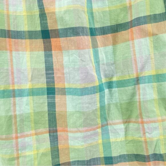 Cat & Jack Boy’s Plaid Short Sleeve 100% Cotton Button-Up Shirt – Size 6/7 - Picture 6 of 8